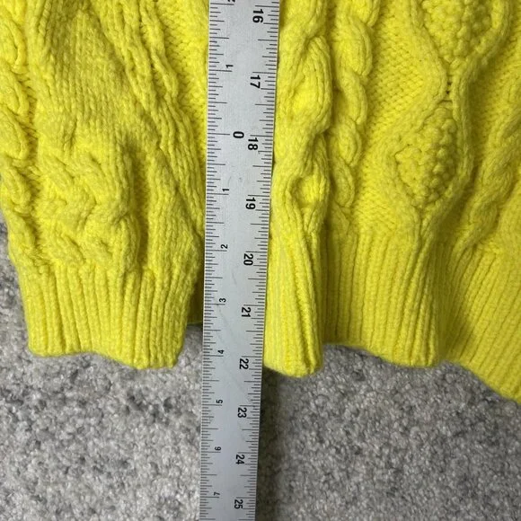 Stella McCartney Sweater Womens‎ Medium Cable Knit Pullover Made In Italy Bold